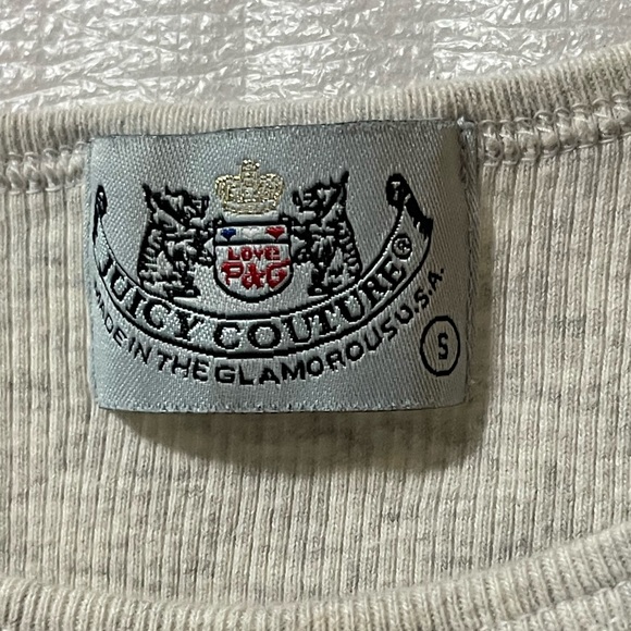 Juicy Couture Gray Tank Top with Pink Accents Size Small - Picture 10 of 17